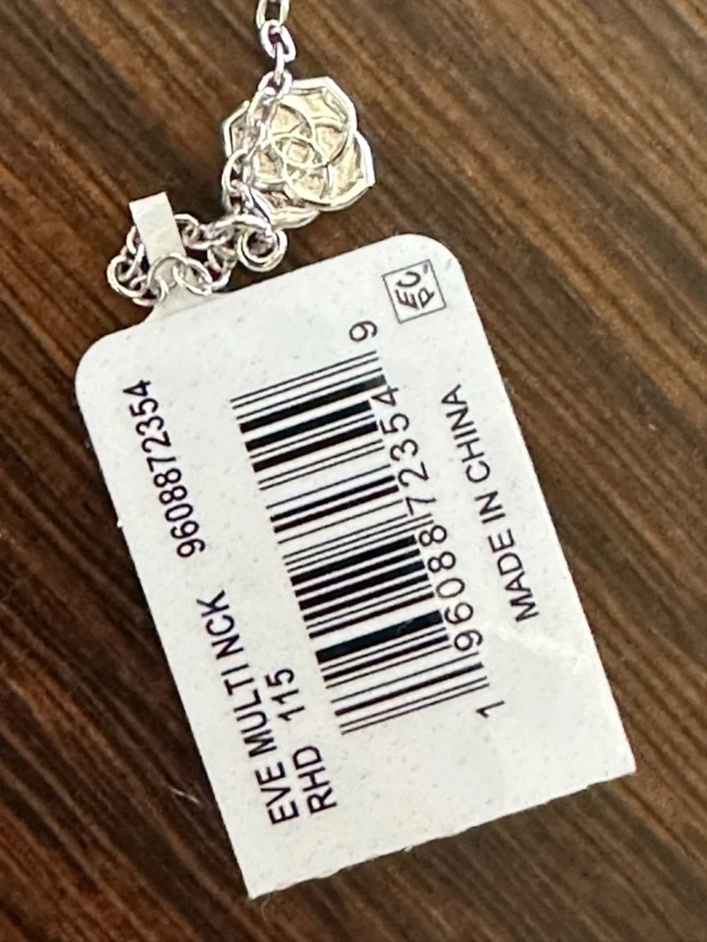 Eve Silver-Tone Double Strand Pearl Station Necklace - Picture 4 of 5